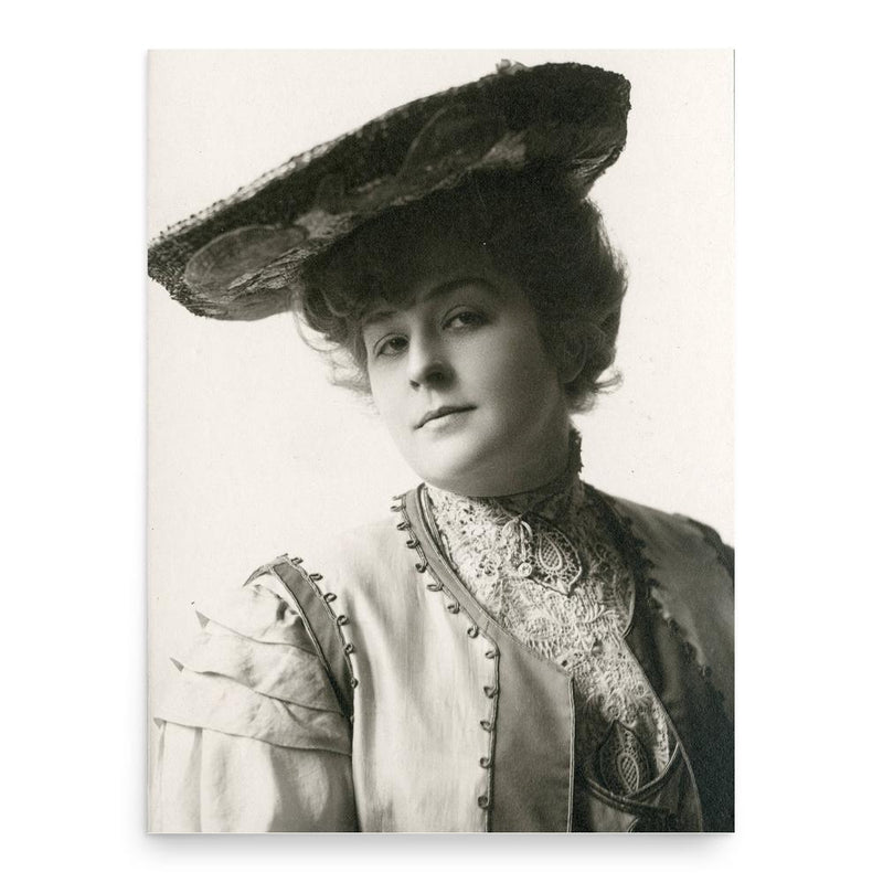 Amelia Bingham poster print, in size 18x24 inches.