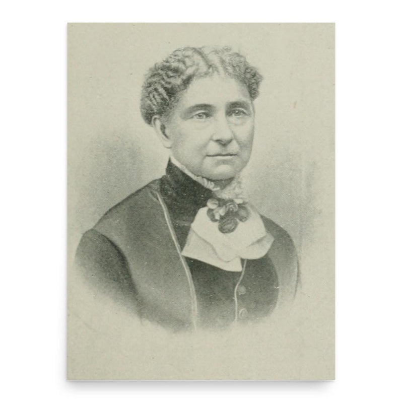 Amelia Bloomer poster print, in size 18x24 inches.