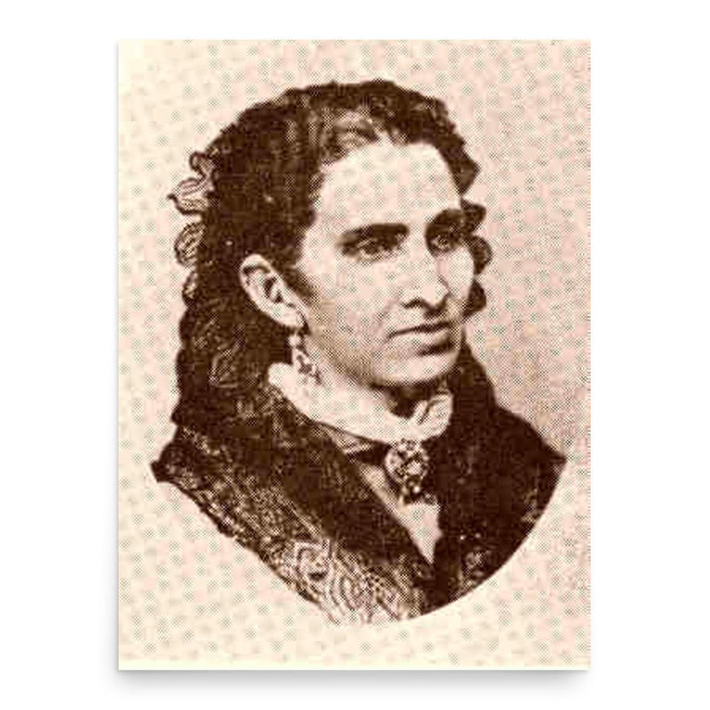 Amelia Denis de Icaza poster print, in size 18x24 inches.