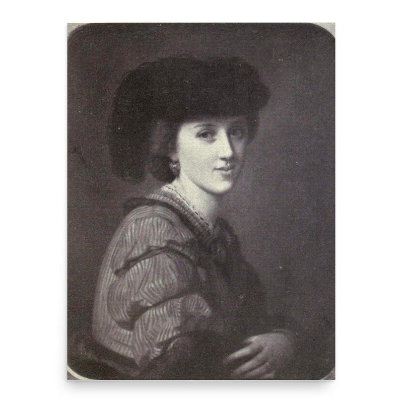 Amelia Lehmann poster print, in size 18x24 inches.