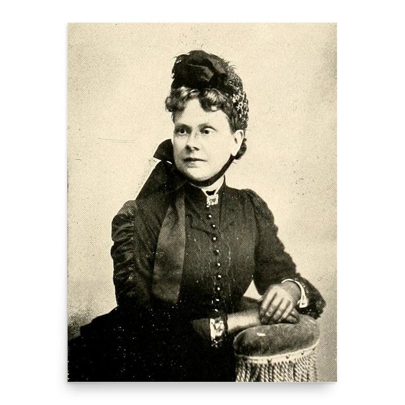 Amelia Stone Quinton poster print, in size 18x24 inches.