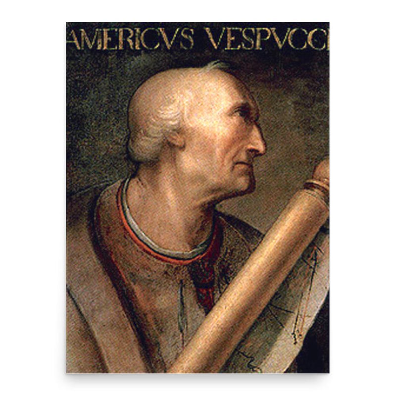 Amerigo Vespucci poster print, in size 18x24 inches.