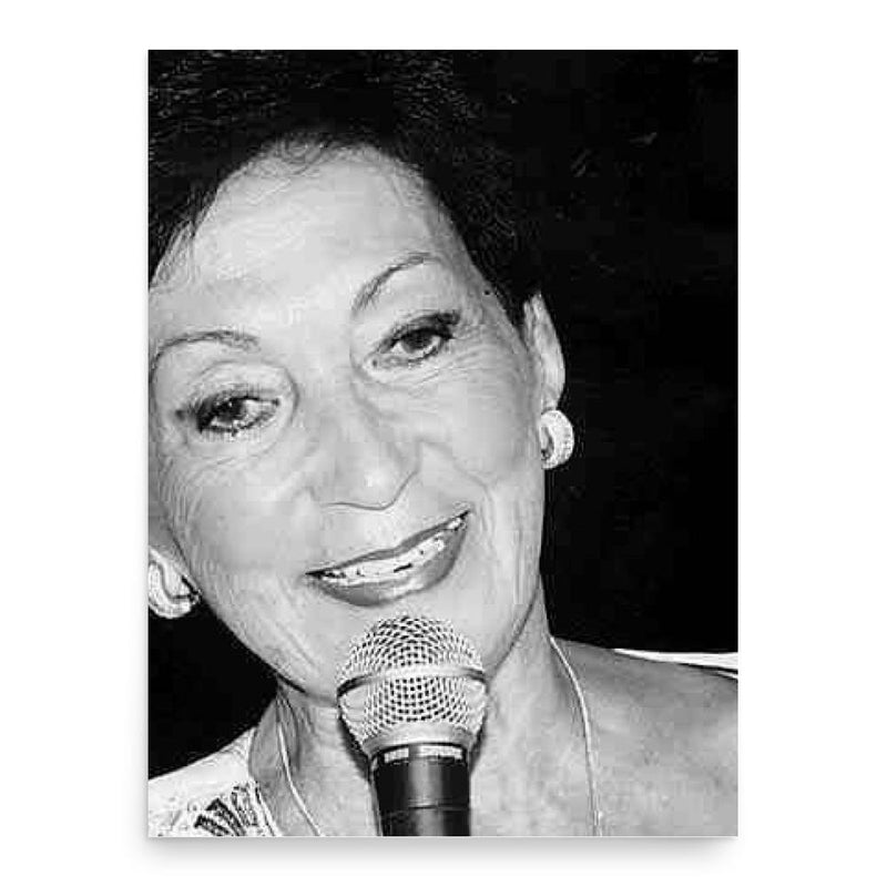 Amina Belouizdad poster print, in size 18x24 inches.