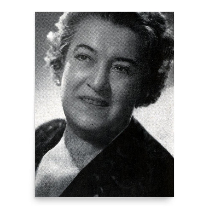 Amina Pirani Maggi poster print, in size 18x24 inches.