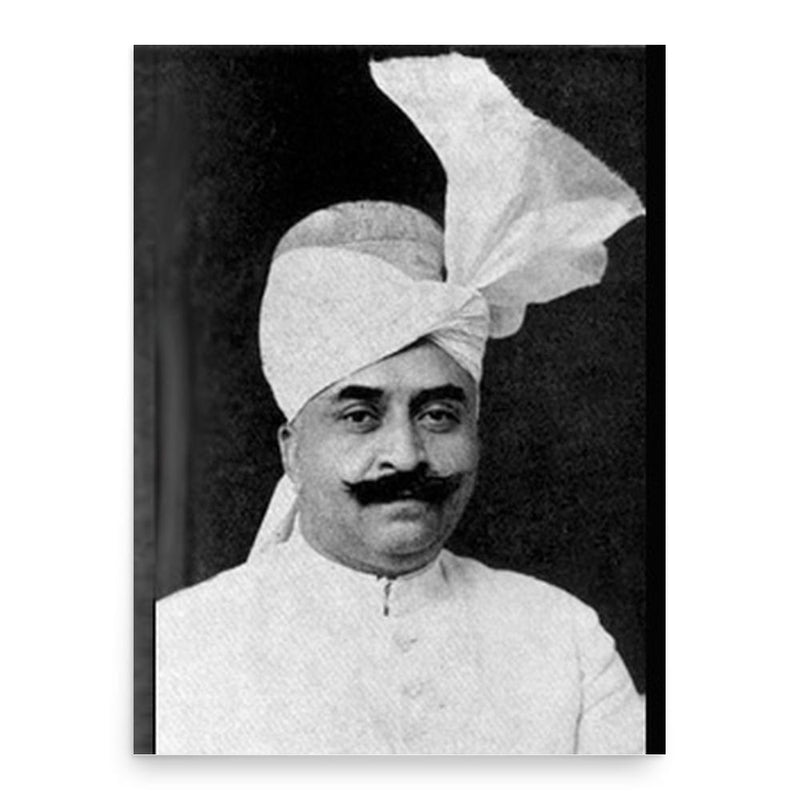 Amir Mohammad Khan poster print, in size 18x24 inches.