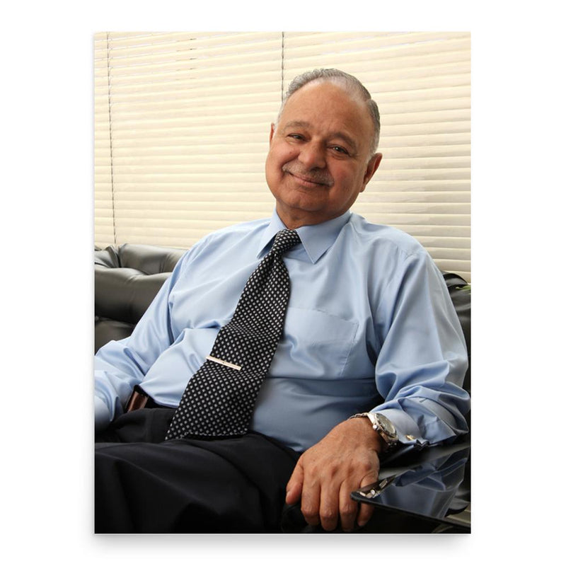 Amjad Khan Chowdhury poster print, in size 18x24 inches.