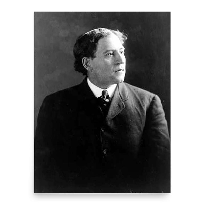 Amos Alonzo Stagg poster print, in size 18x24 inches.