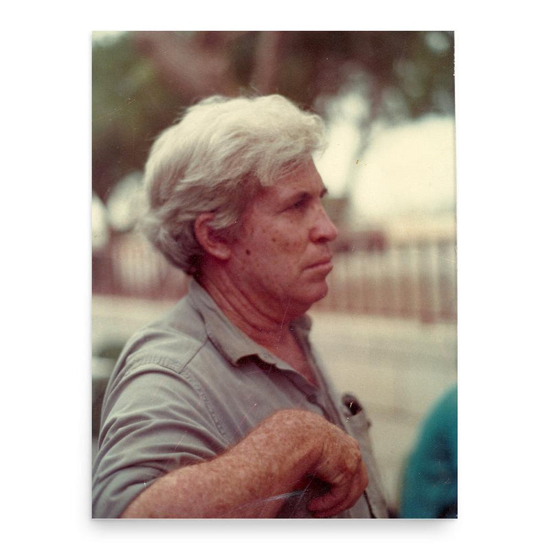 Amos Bar poster print, in size 18x24 inches.