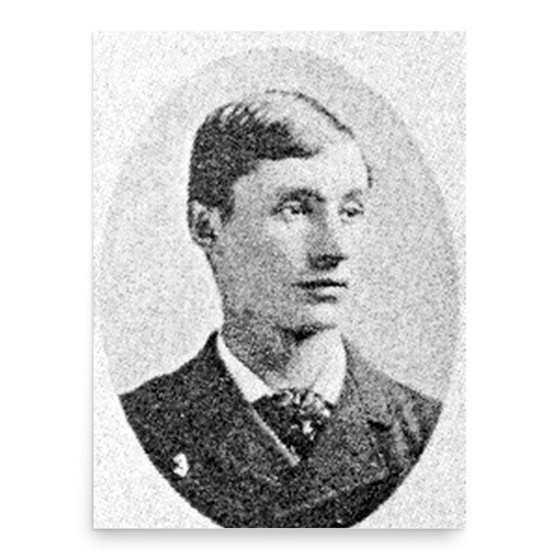 Amos Cross poster print, in size 18x24 inches.