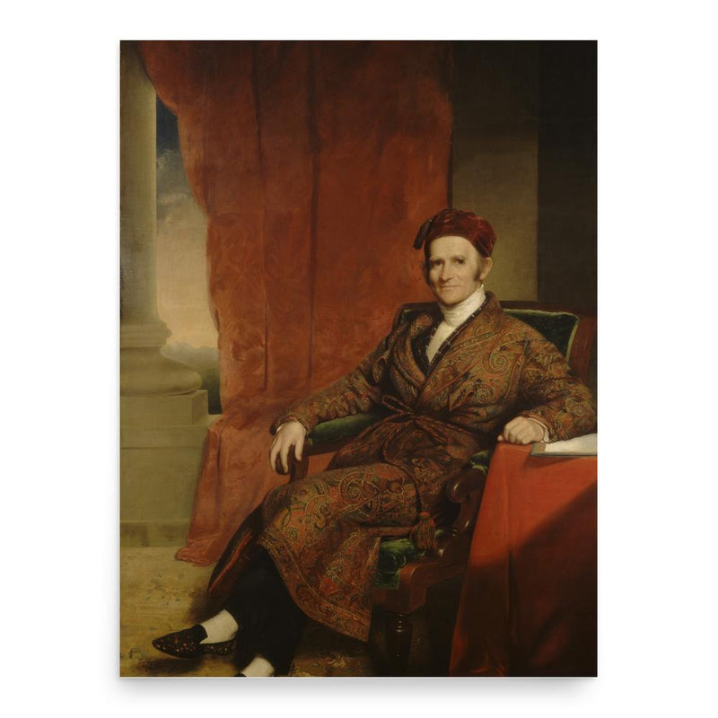 Amos Lawrence poster print, in size 18x24 inches.