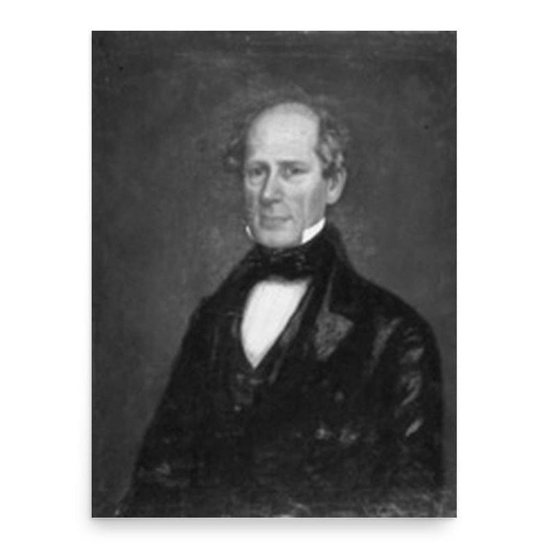 Amos Nourse poster print, in size 18x24 inches.