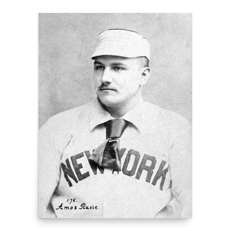 Amos Rusie poster print, in size 18x24 inches.