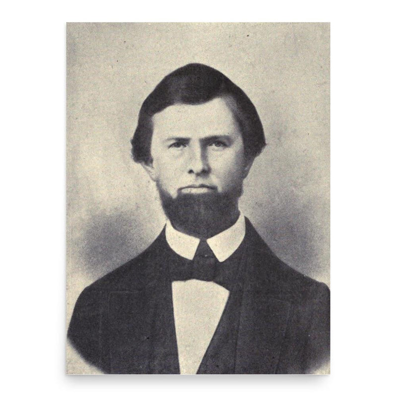 Amos Starr Cooke poster print, in size 18x24 inches.