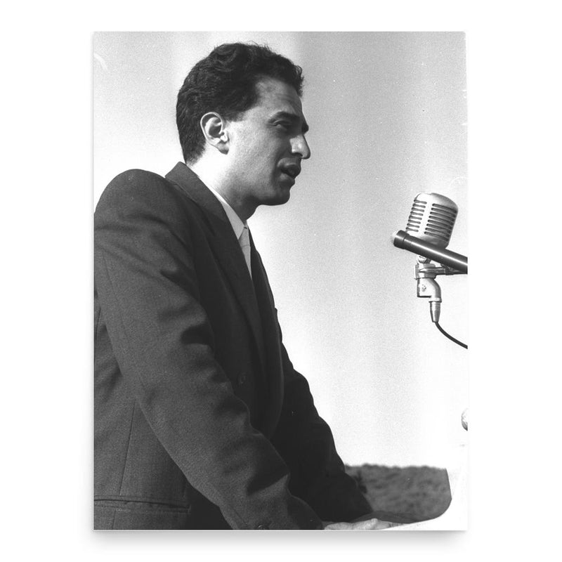 Amos de-Shalit poster print, in size 18x24 inches.