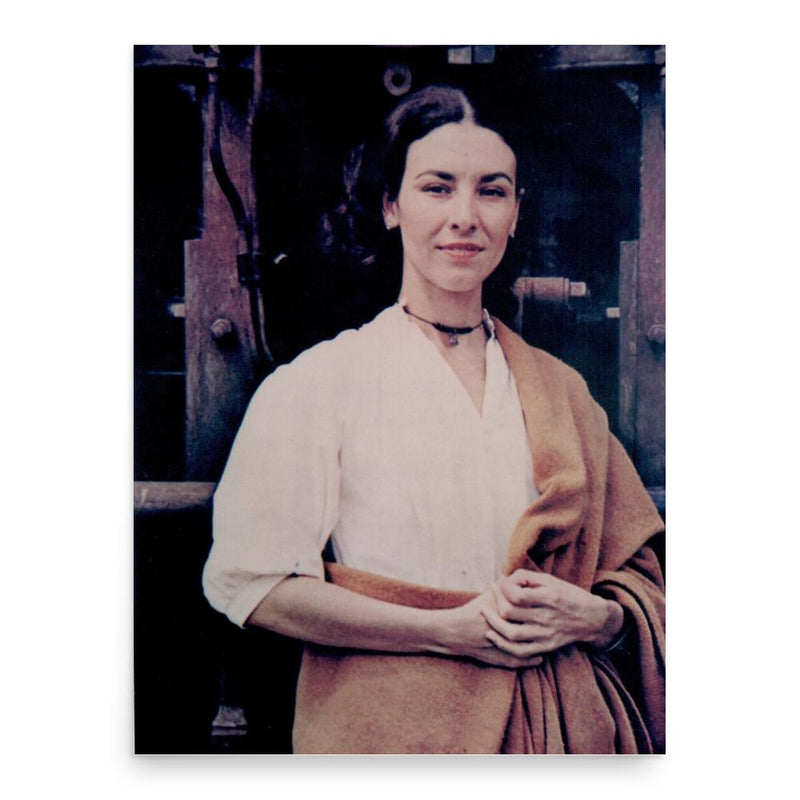 Amparo Ochoa poster print, in size 18x24 inches.