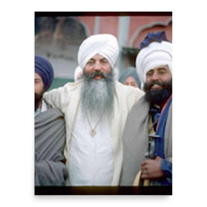 Amrik Singh poster print, in size 18x24 inches.