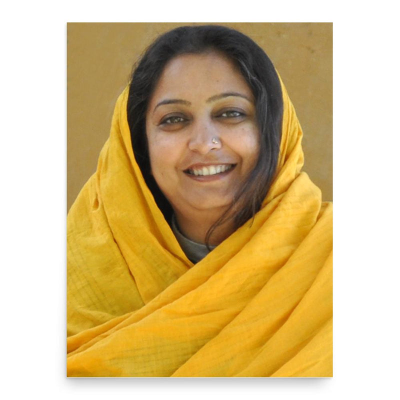 Amrita Chaudhry poster print, in size 18x24 inches.