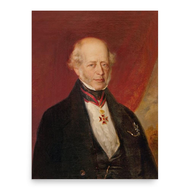 Amschel Mayer Rothschild poster print, in size 18x24 inches.