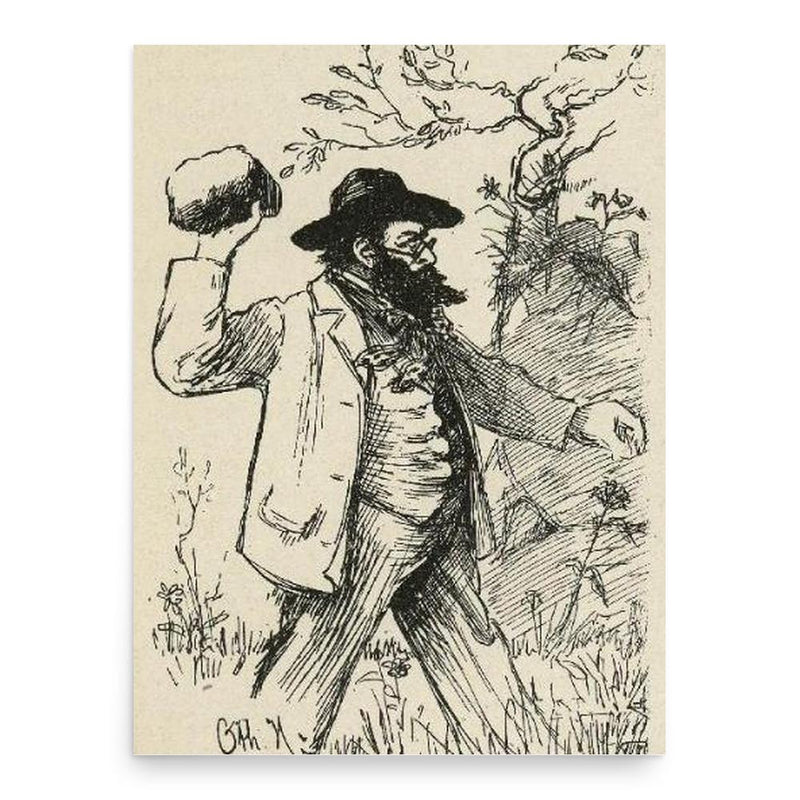 Amund Helland poster print, in size 18x24 inches.