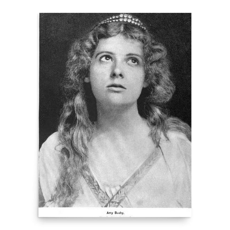 Amy Busby poster print, in size 18x24 inches.
