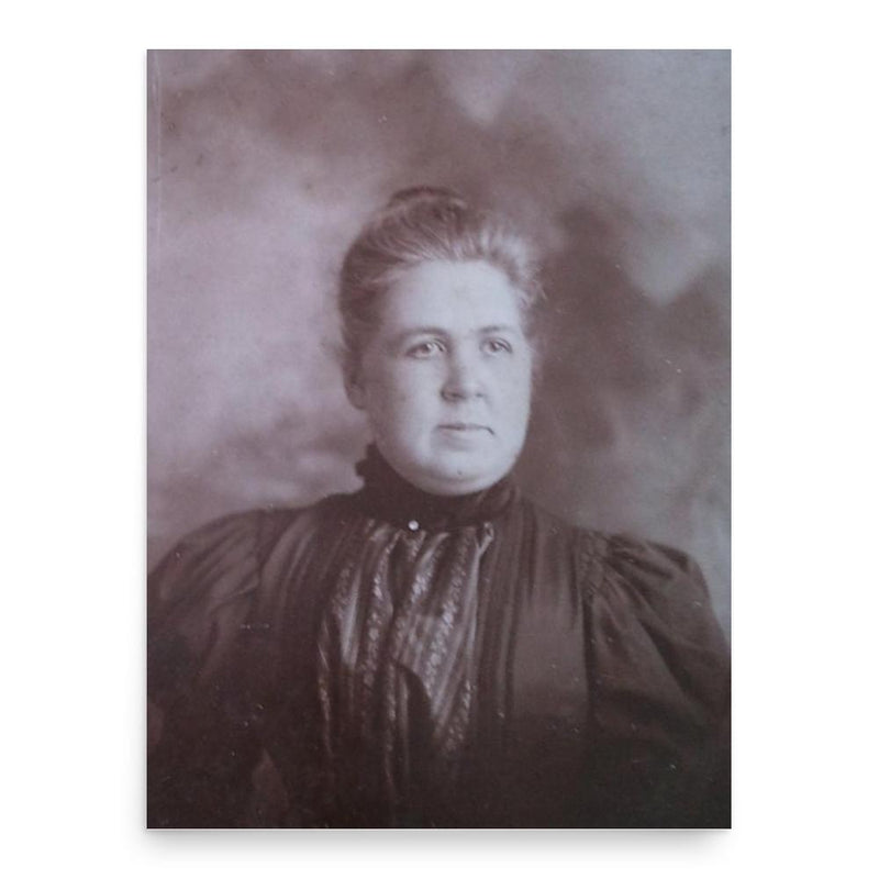 Amy Ella Blanchard poster print, in size 18x24 inches.