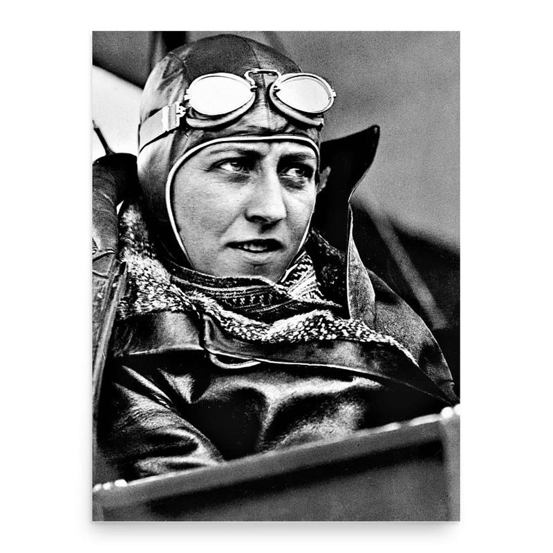 Amy Johnson poster print, in size 18x24 inches.