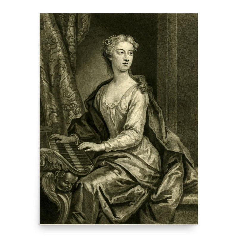 Anastasia Robinson poster print, in size 18x24 inches.