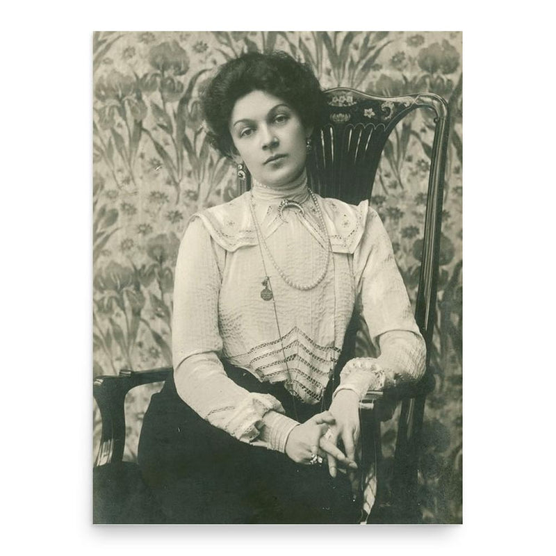 Anastasia Vyaltseva poster print, in size 18x24 inches.