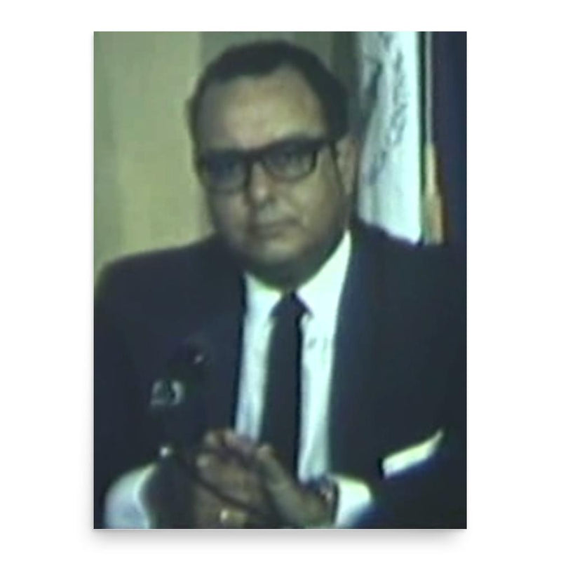 Anastasio Somoza Debayle poster print, in size 18x24 inches.