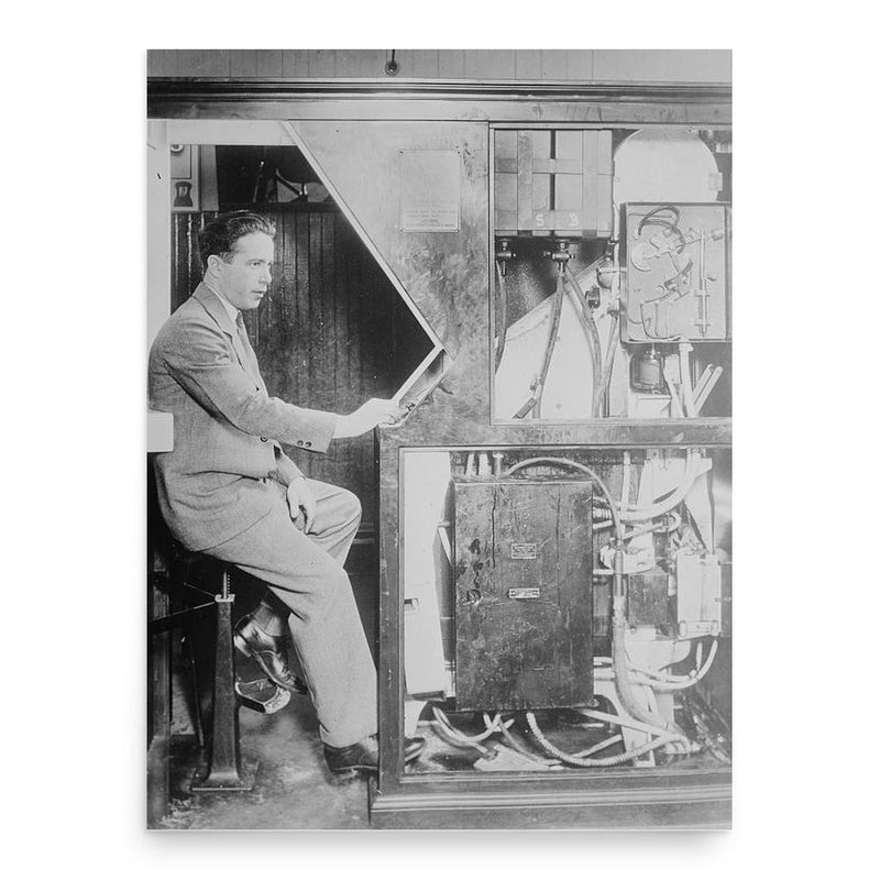 Anatol Josepho poster print, in size 18x24 inches.