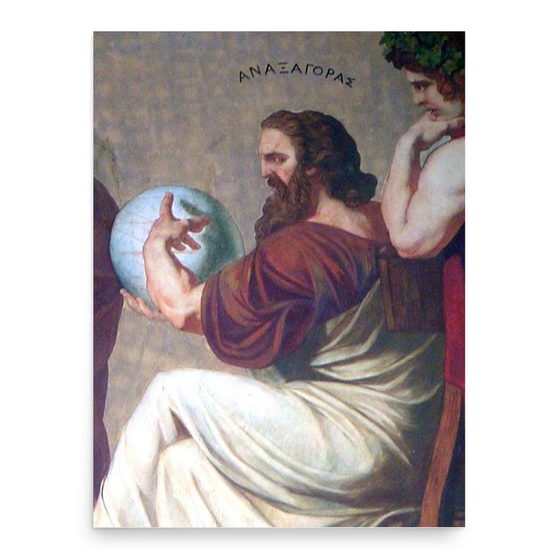 Anaxagoras poster print, in size 18x24 inches.