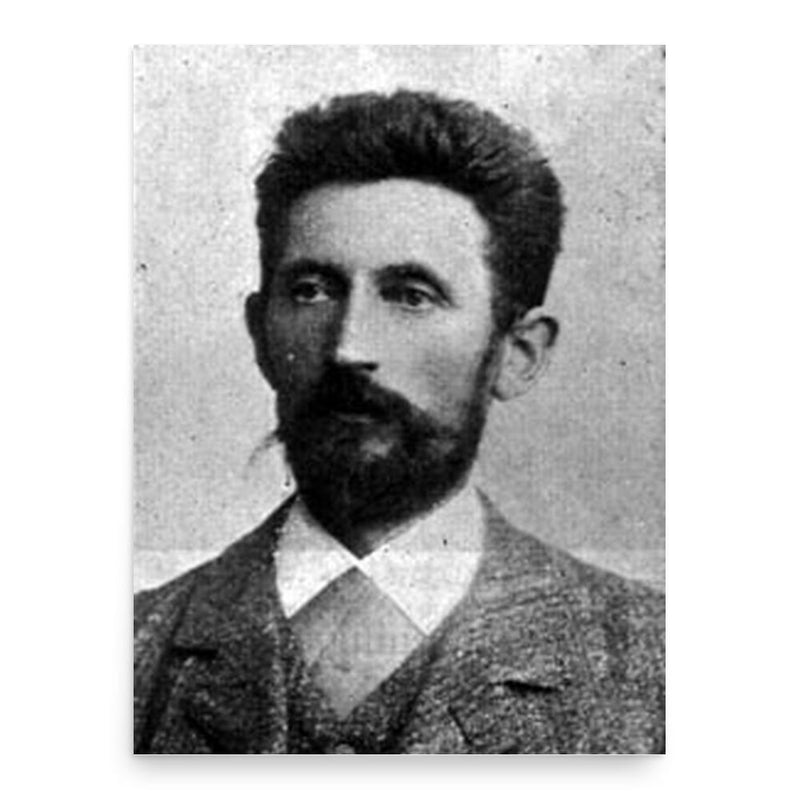 Anders Christian Jensen-Haarup poster print, in size 18x24 inches.