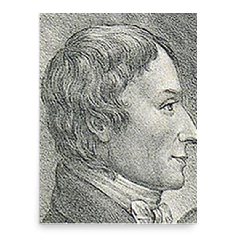 Anders Gustaf Ekeberg poster print, in size 18x24 inches.