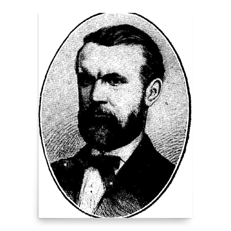 Anders Johan Malmgren poster print, in size 18x24 inches.