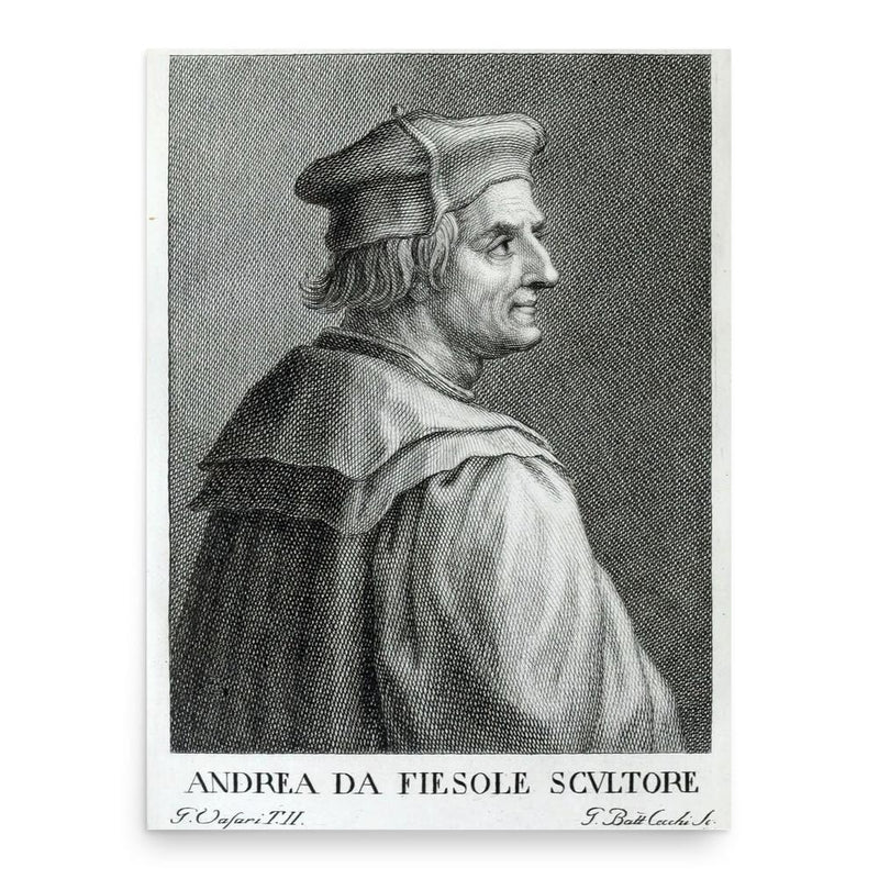 Andrea Ferrucci poster print, in size 18x24 inches.