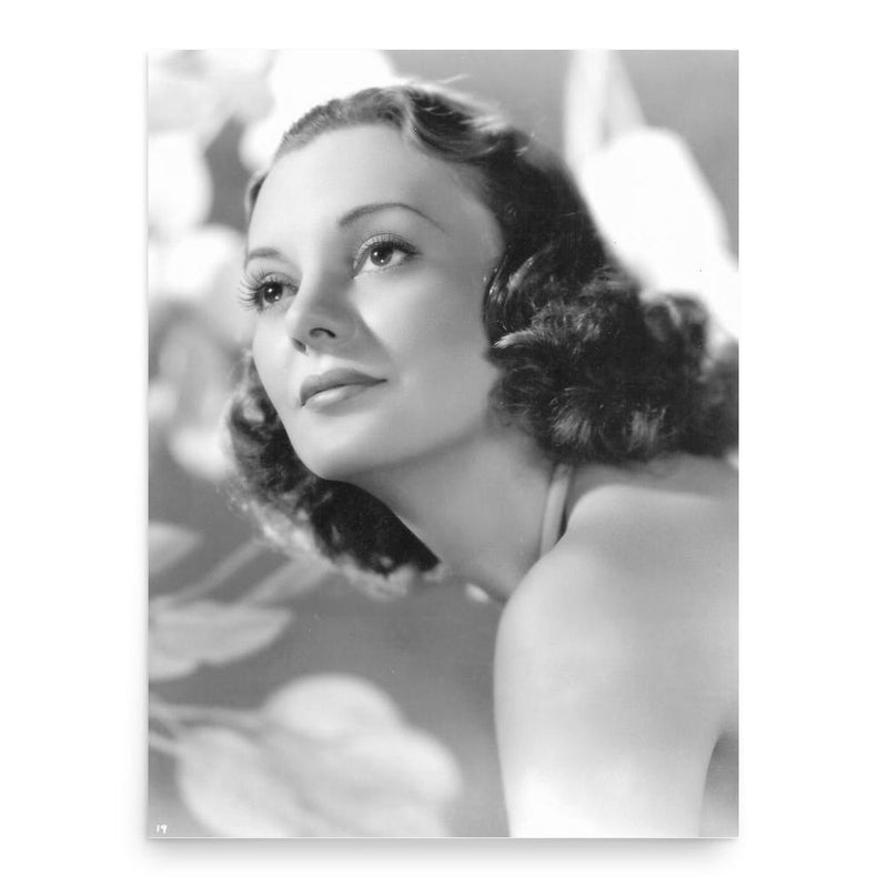 Andrea Leeds poster print, in size 18x24 inches.