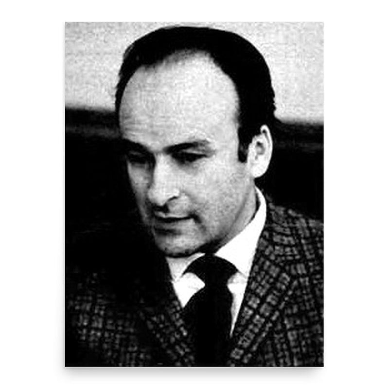 Andrea Zanzotto poster print, in size 18x24 inches.