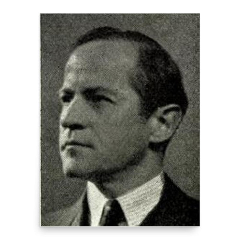 Andreas Backer poster print, in size 18x24 inches.