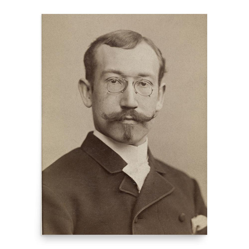 Andreas Bloch poster print, in size 18x24 inches.