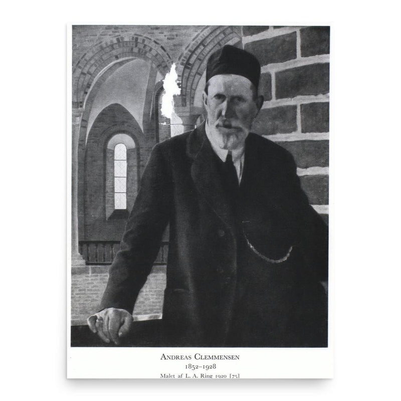 Andreas Clemmensen poster print, in size 18x24 inches.