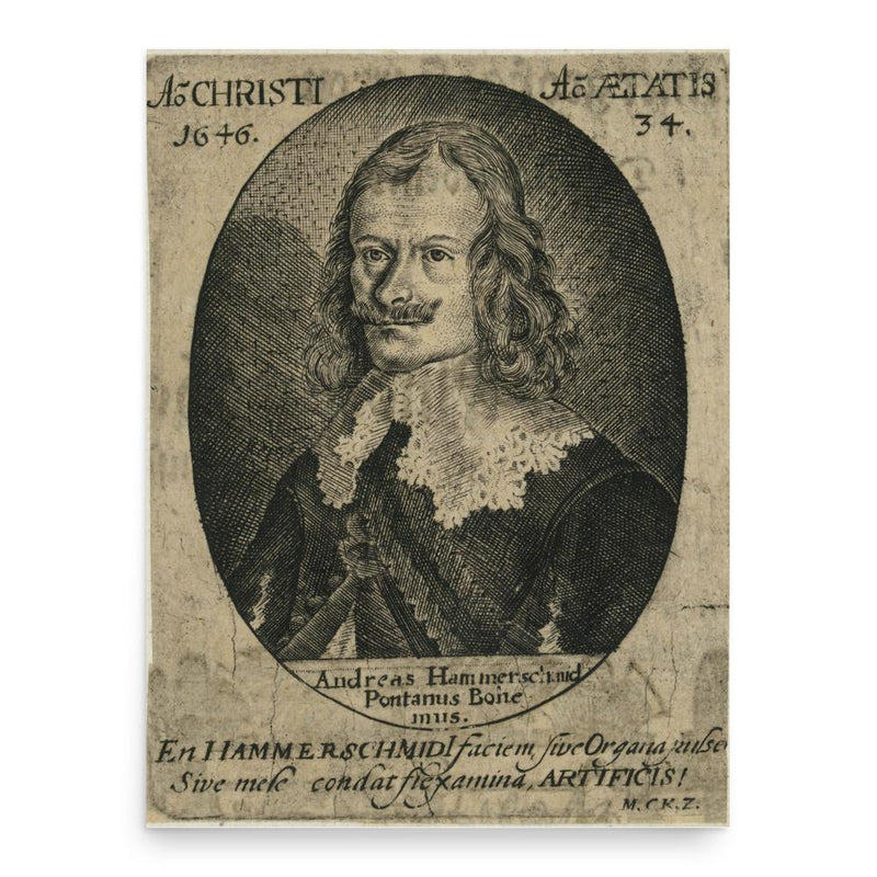 Andreas Hammerschmidt poster print, in size 18x24 inches.