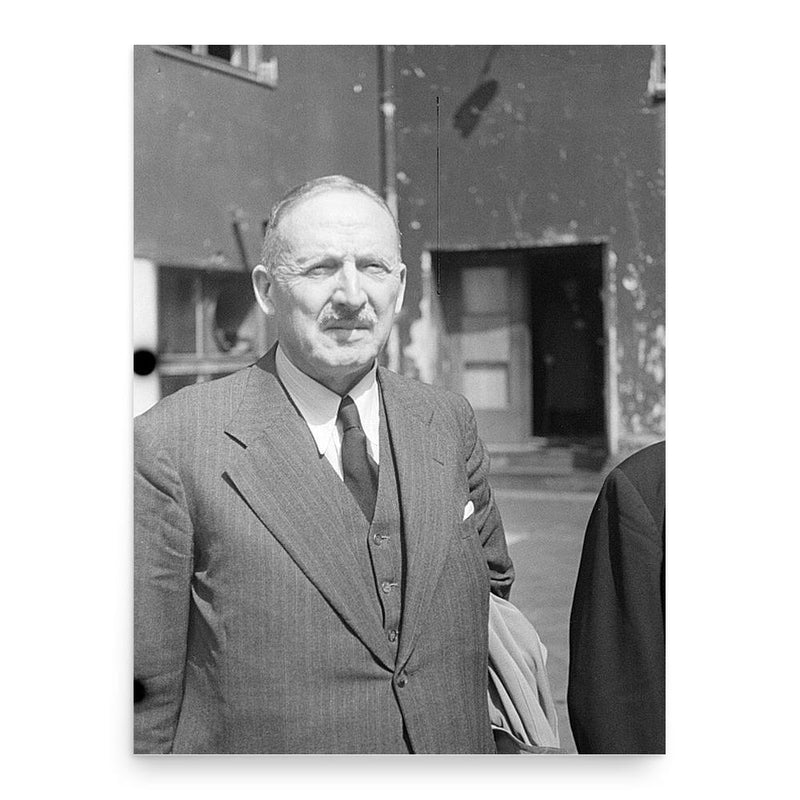 Andreas Hermes poster print, in size 18x24 inches.