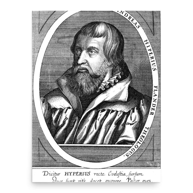 Andreas Hyperius poster print, in size 18x24 inches.