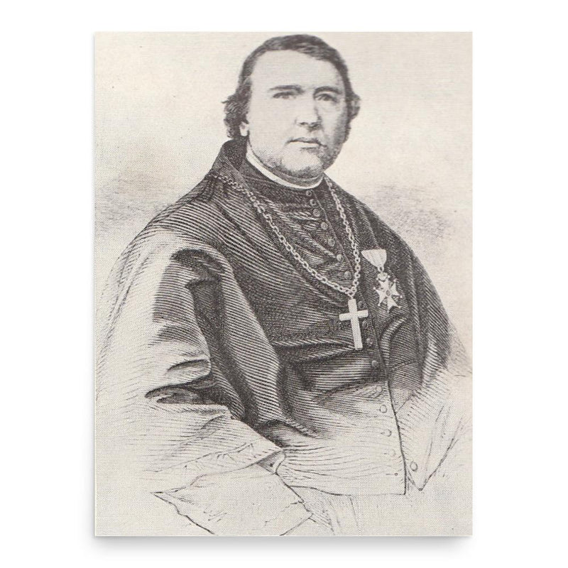 Andreas Ignatius Schaepman poster print, in size 18x24 inches.