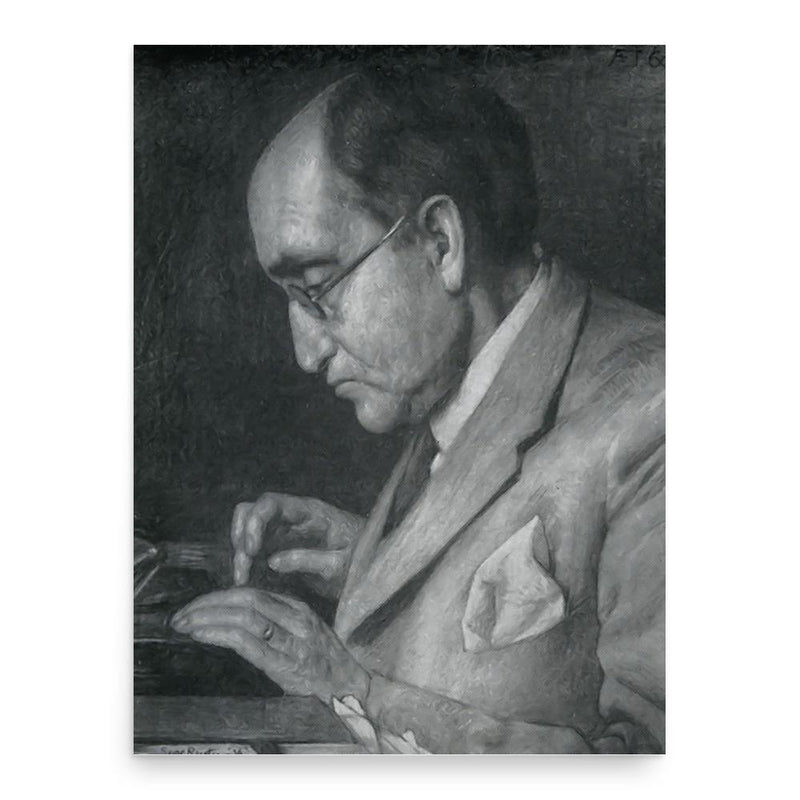 Andreas Latzko poster print, in size 18x24 inches.