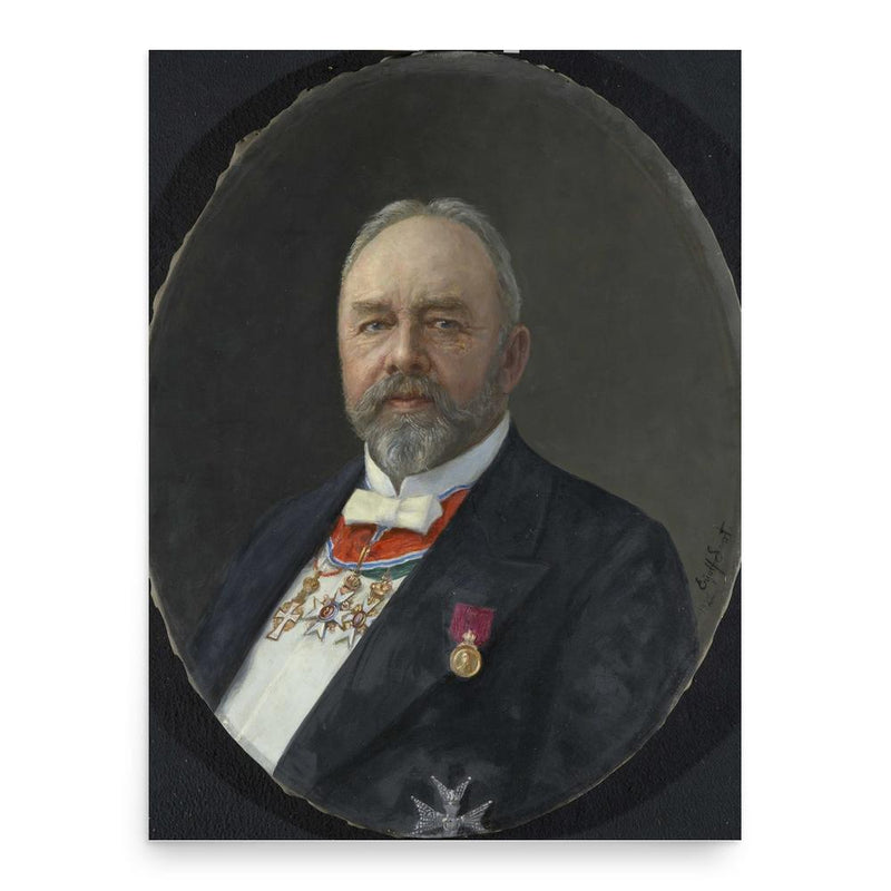 Andreas Lauritz Thune poster print, in size 18x24 inches.