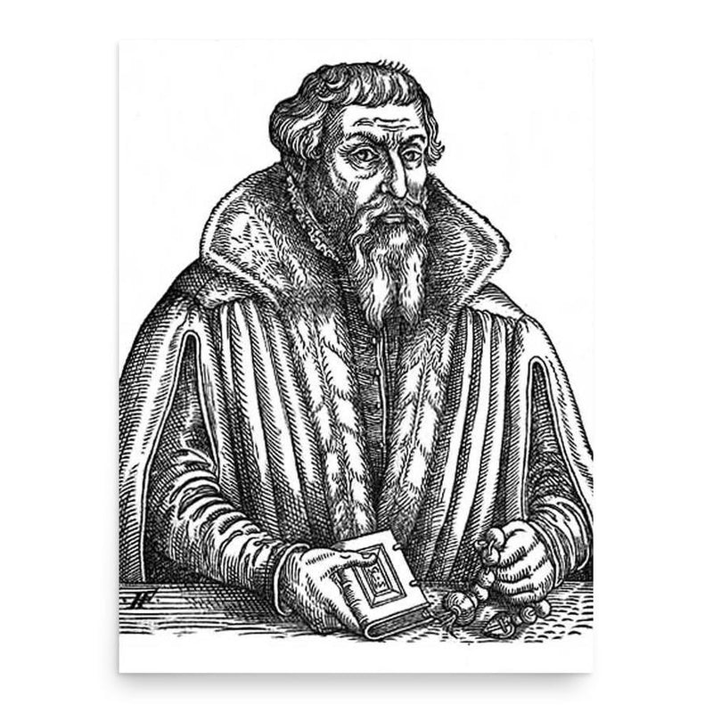 Andreas Musculus poster print, in size 18x24 inches.