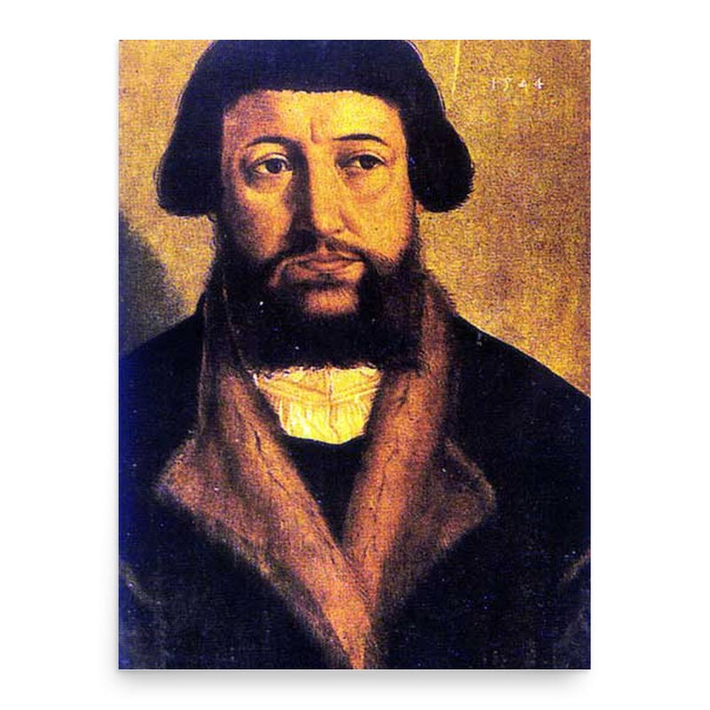 Andreas Osiander poster print, in size 18x24 inches.