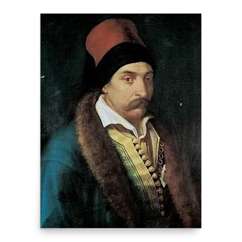 Andreas Zaimis poster print, in size 18x24 inches.