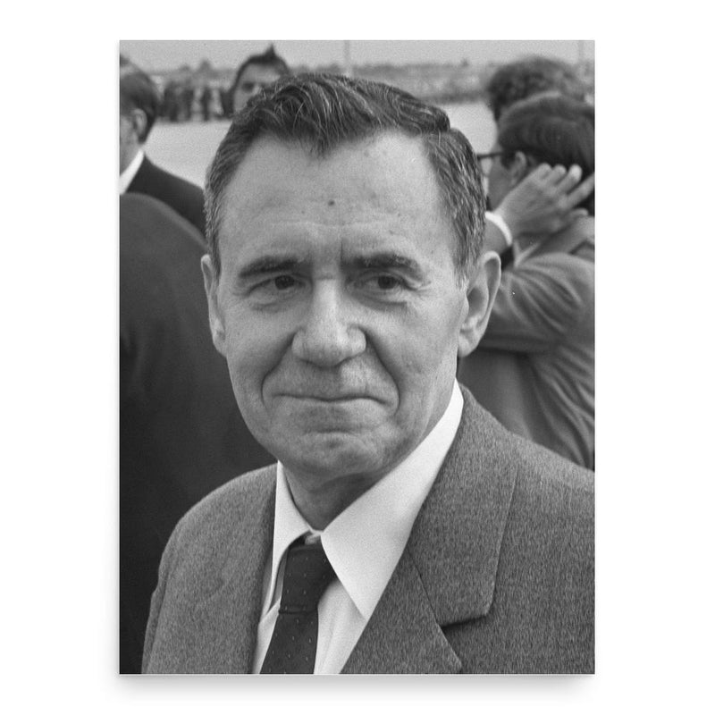 Andrei Gromyko poster print, in size 18x24 inches.
